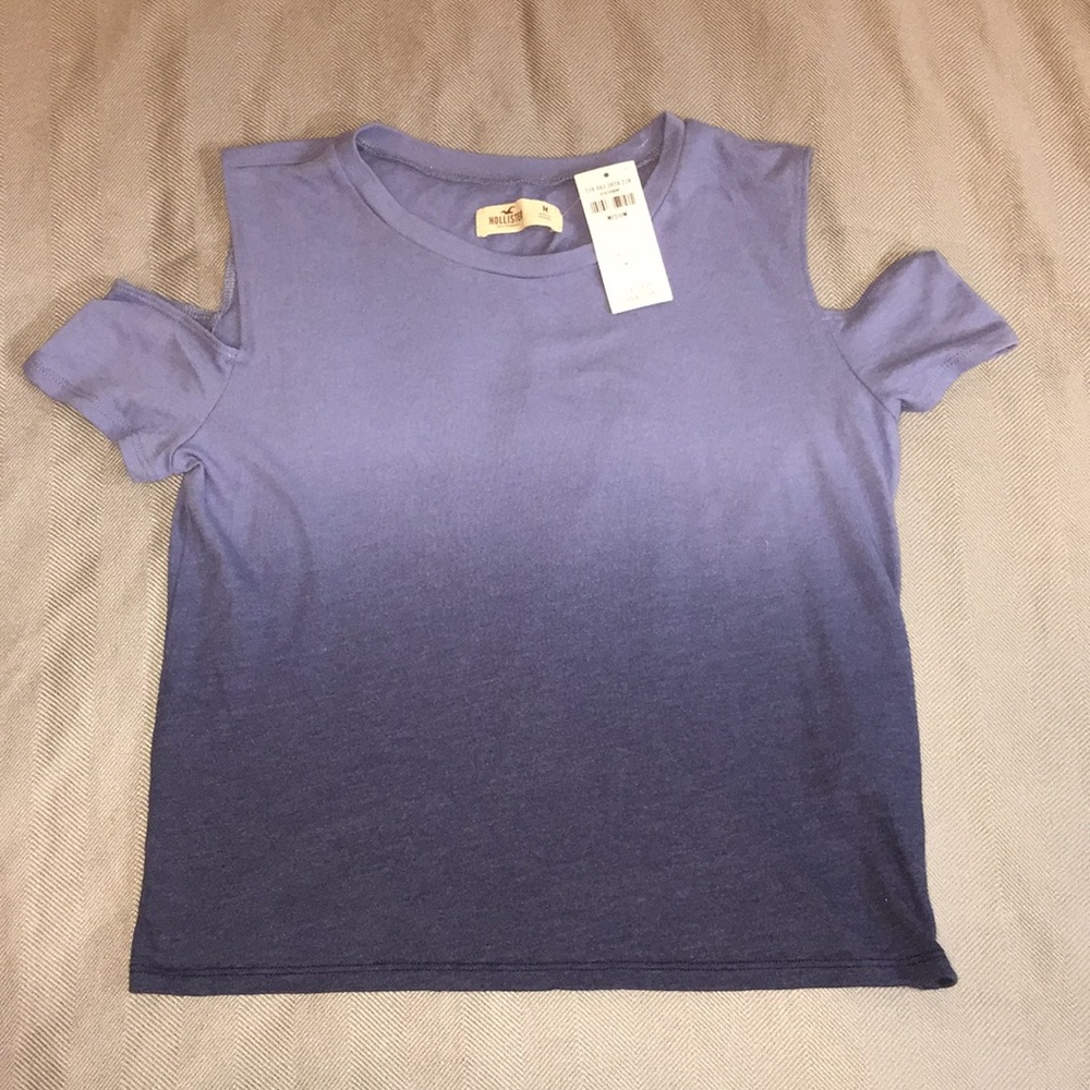 Hollister Cold Shoulder Ombré Top